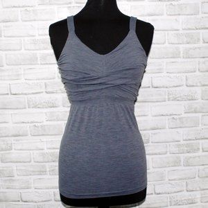 Athleta Seamless Tank Gray Medium